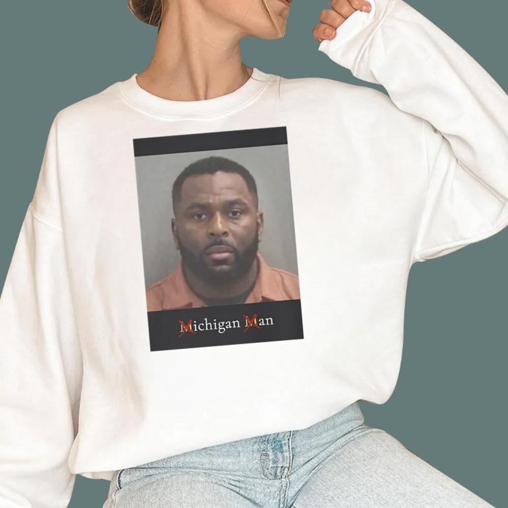 Sherrone Moore Mugshot T-Shirt