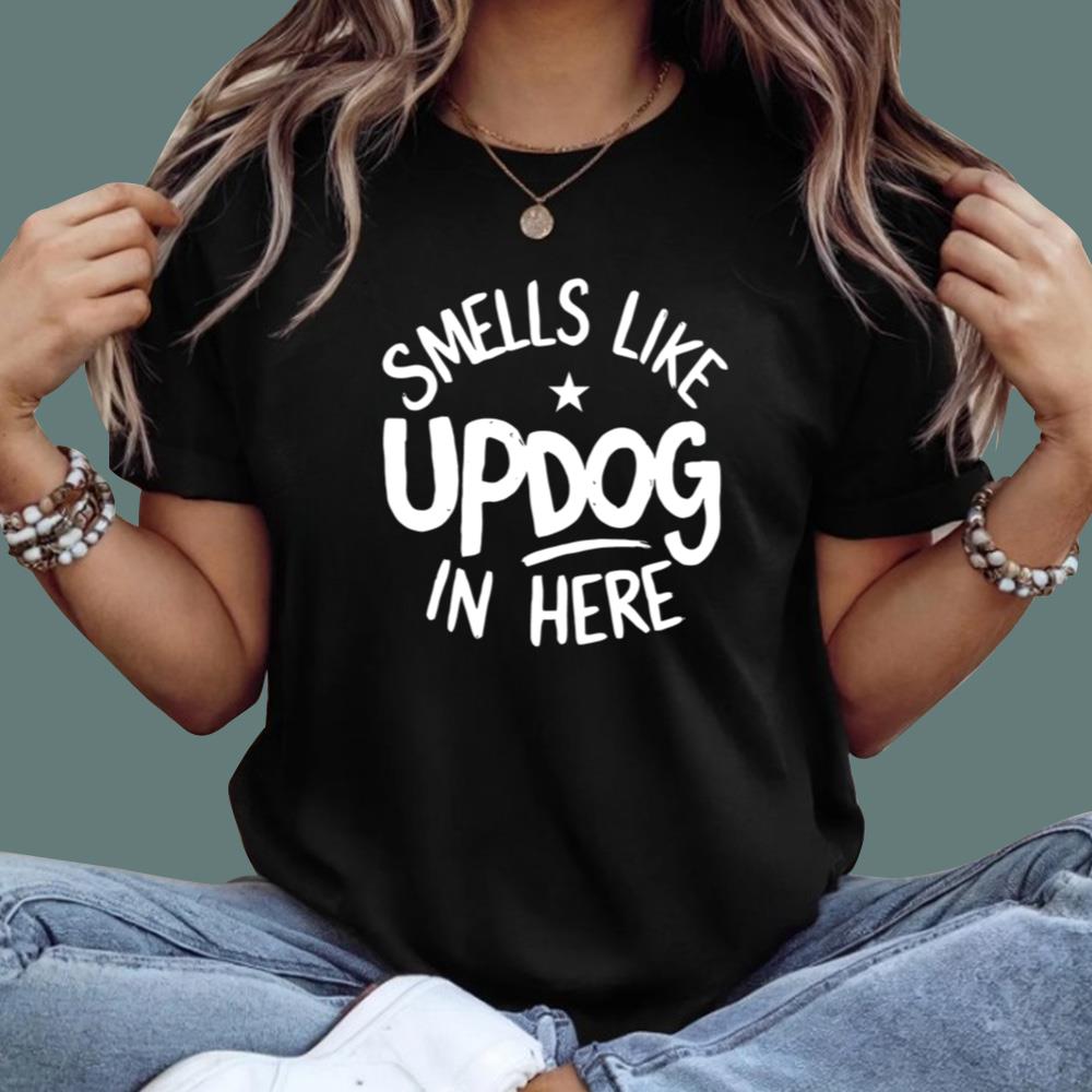 Shrinking Jimmy Smells Like Updog In Here T-Shirt