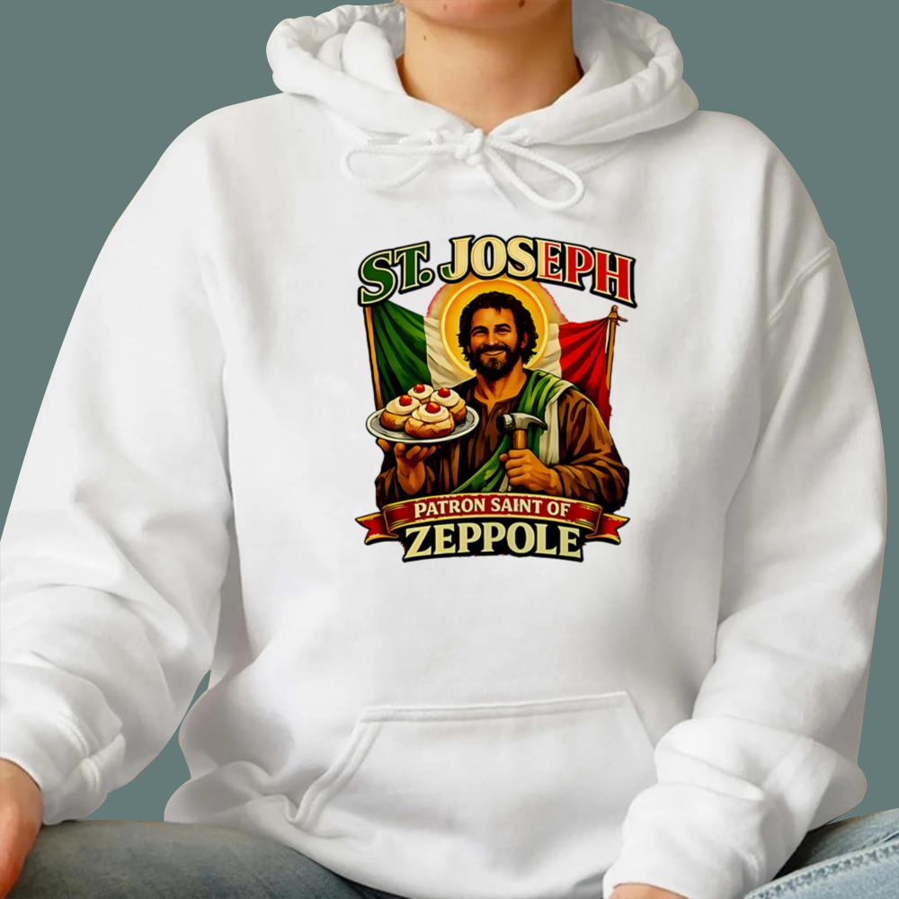 St Joseph Patron Saint Of Zeppole T-Shirt