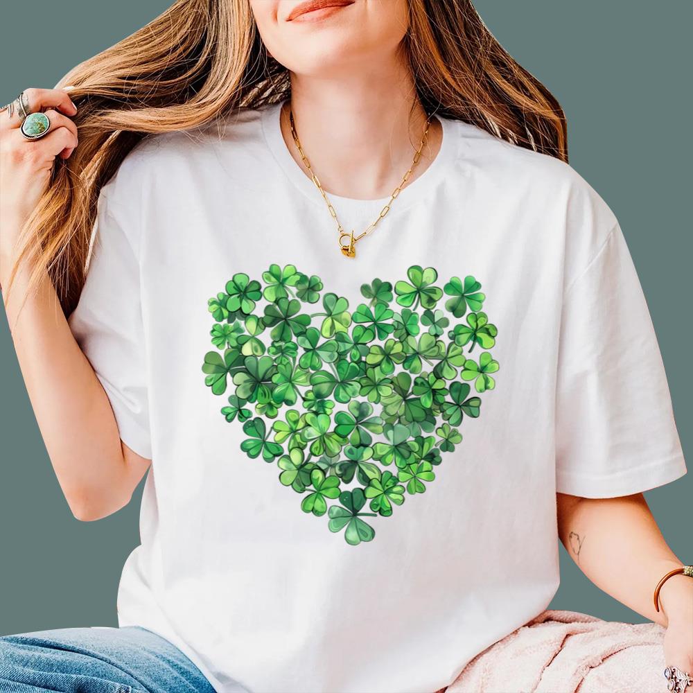 St Patricks Day Shamrock Heart T-Shirt