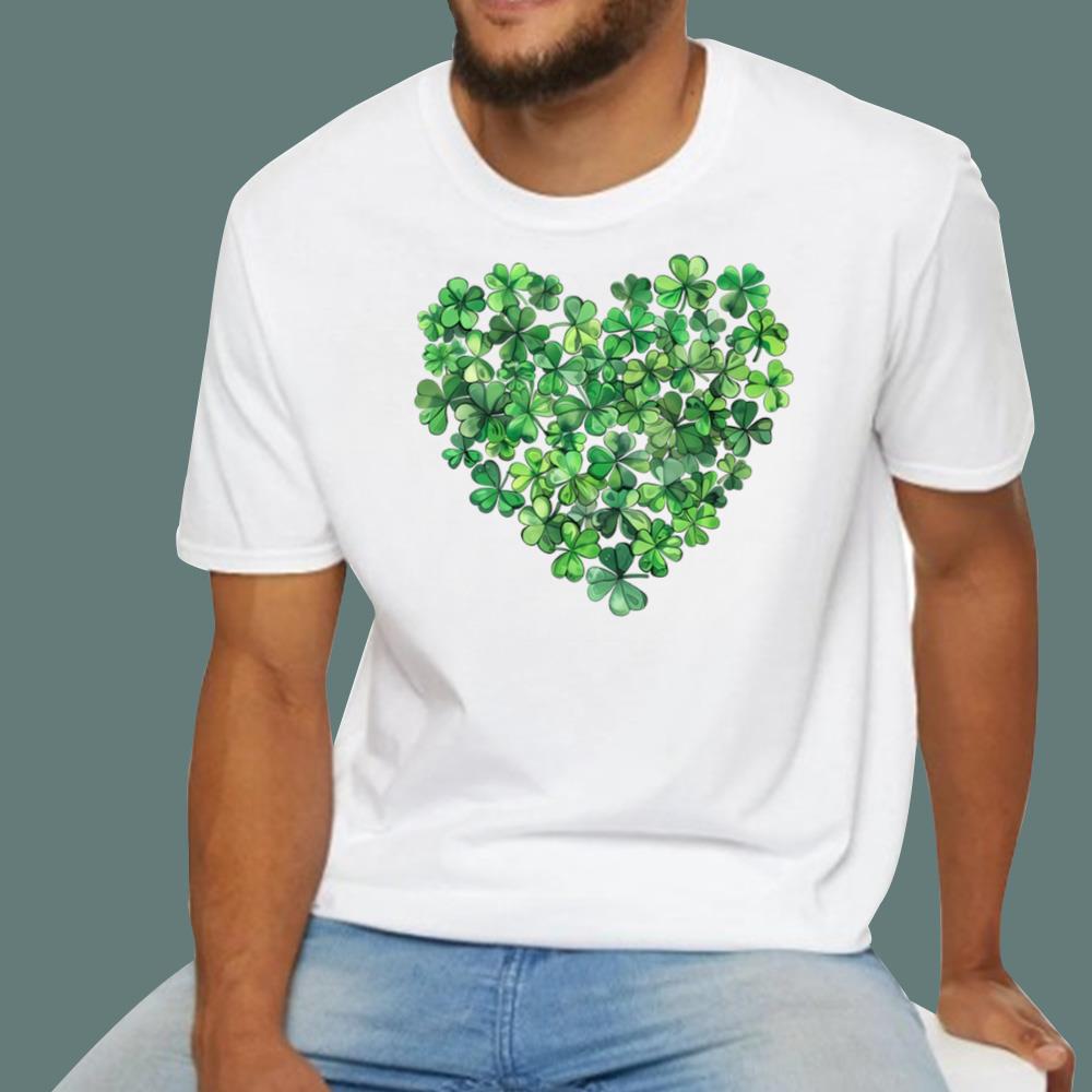 St Patricks Day Shamrock Heart T-Shirt
