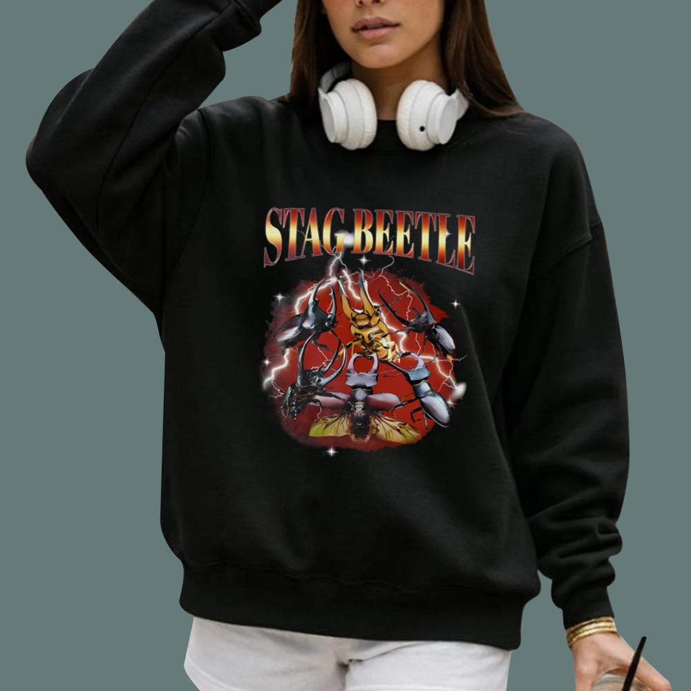 Stag Beetle Vintage T-Shirt
