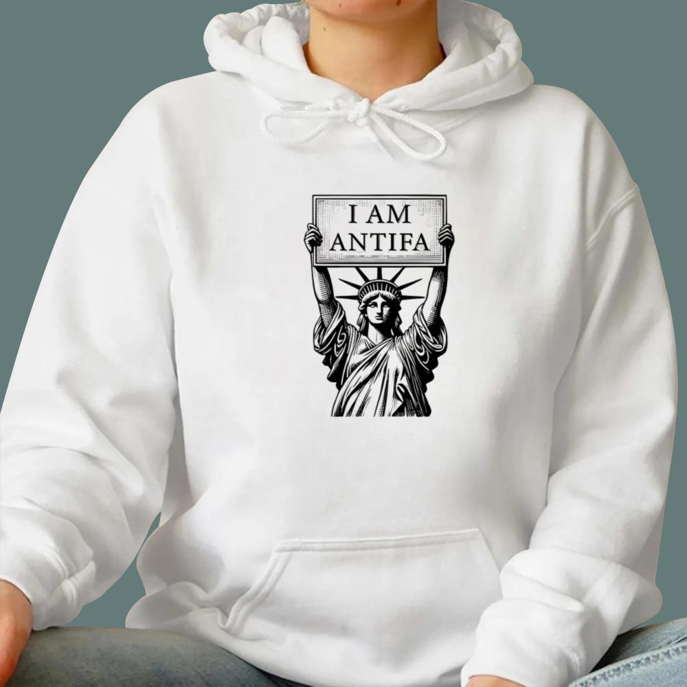Statue Of Liberty I Am Antifa T-Shirt