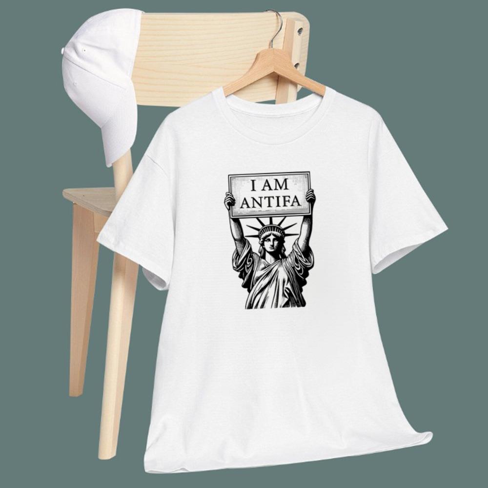 Statue Of Liberty I Am Antifa T-Shirt