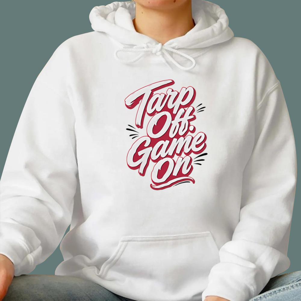 Tarps Off Game On Reds T-Shirt