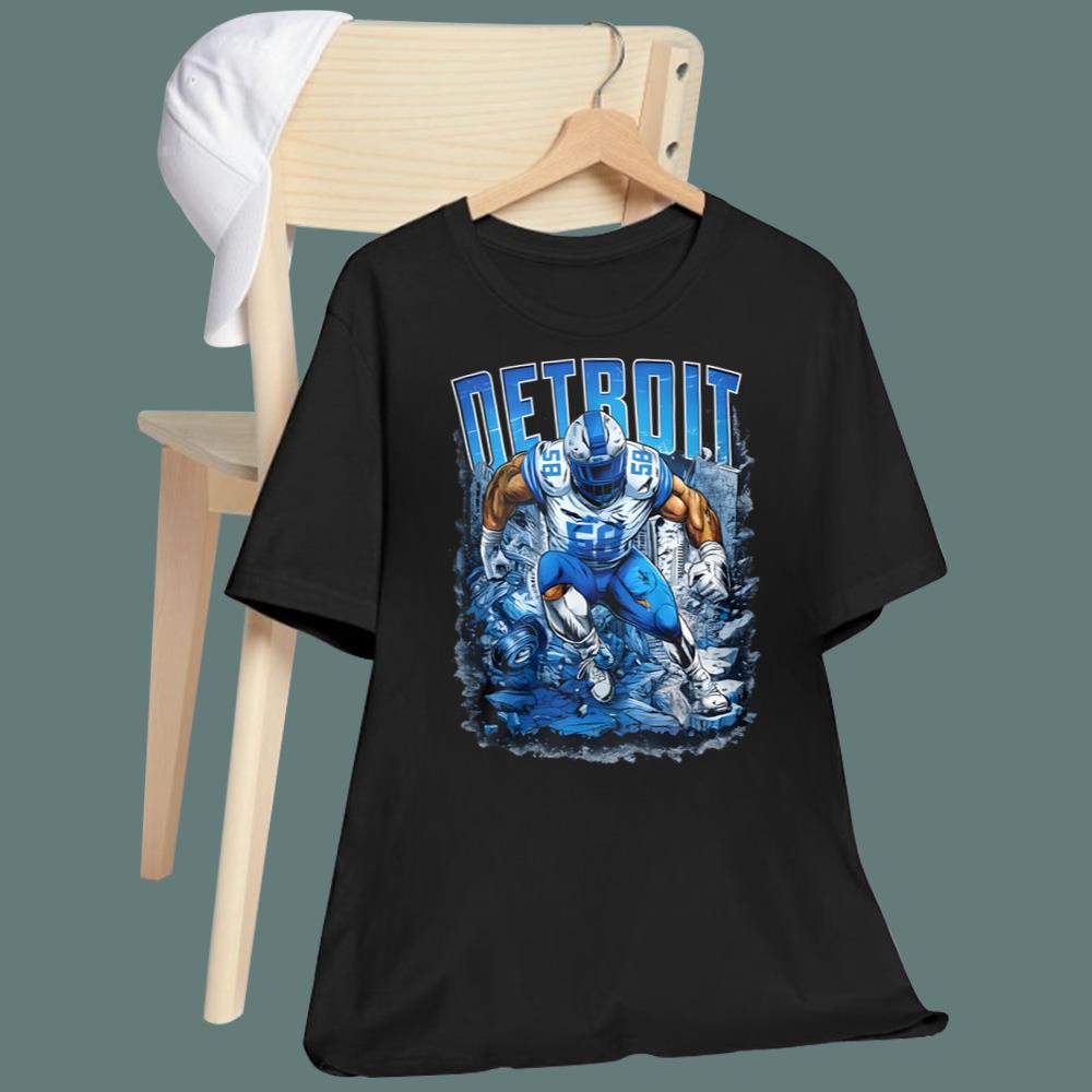 Taylor Decker Rockin Detroit 58 T-Shirt