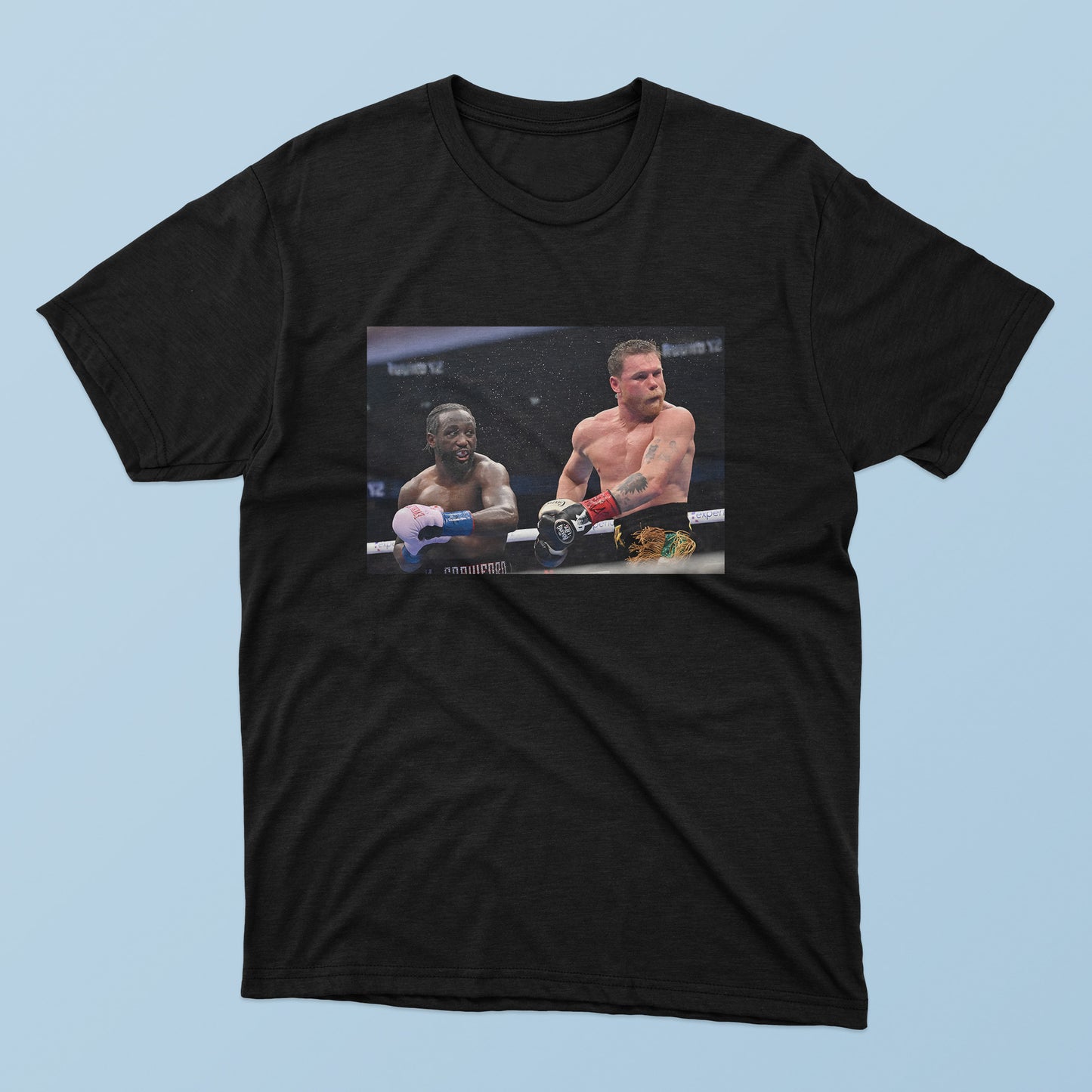Terence Crawford Punches Canelo Alvarez T-Shirt