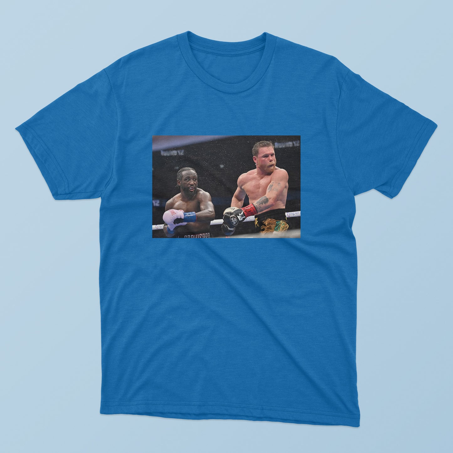 Terence Crawford Punches Canelo Alvarez T-Shirt