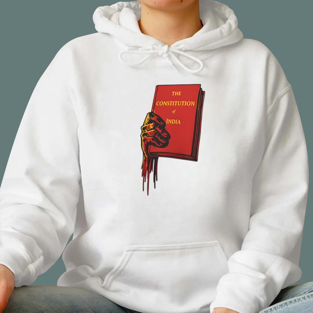 The Constitution Of India Hand T-Shirt