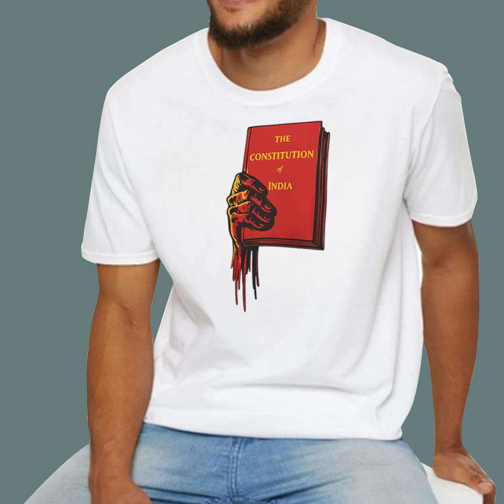 The Constitution Of India Hand T-Shirt