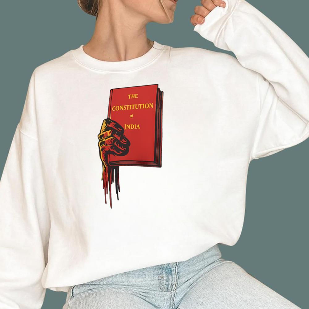 The Constitution Of India Hand T-Shirt