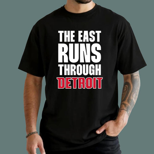 The East Runs Through Detroit T-Shirt