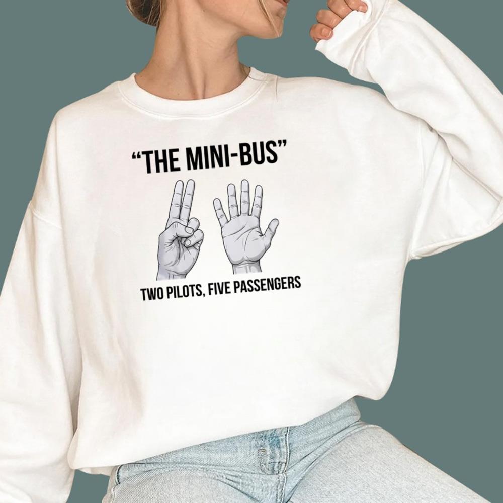 The Mini-bus Two Pilots Five Passengers T-Shirt
