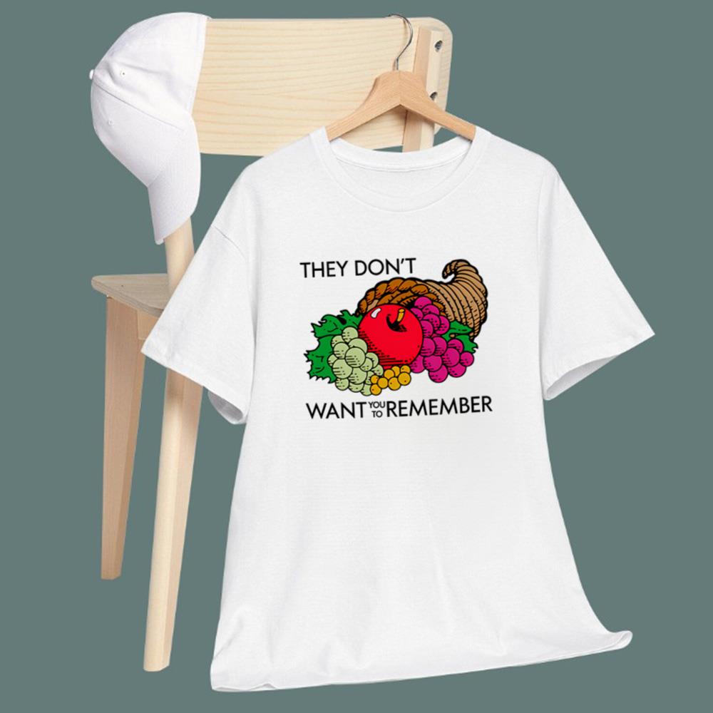 They Don’t Want You To Remember Thanksgiving T-Shirt
