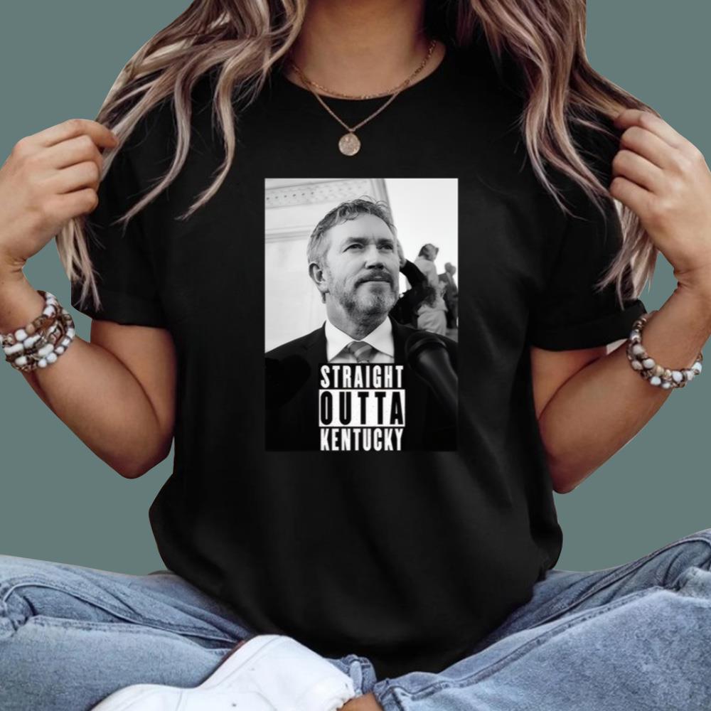 Thomas Massie Straight Outta Kentucky T-Shirt - TeeDragons
