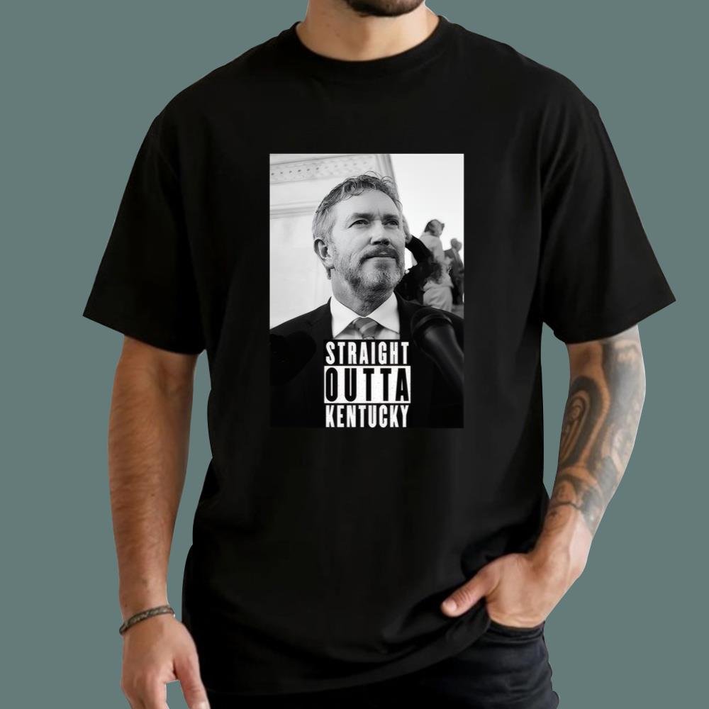 Thomas Massie Straight Outta Kentucky T-Shirt - TeeDragons