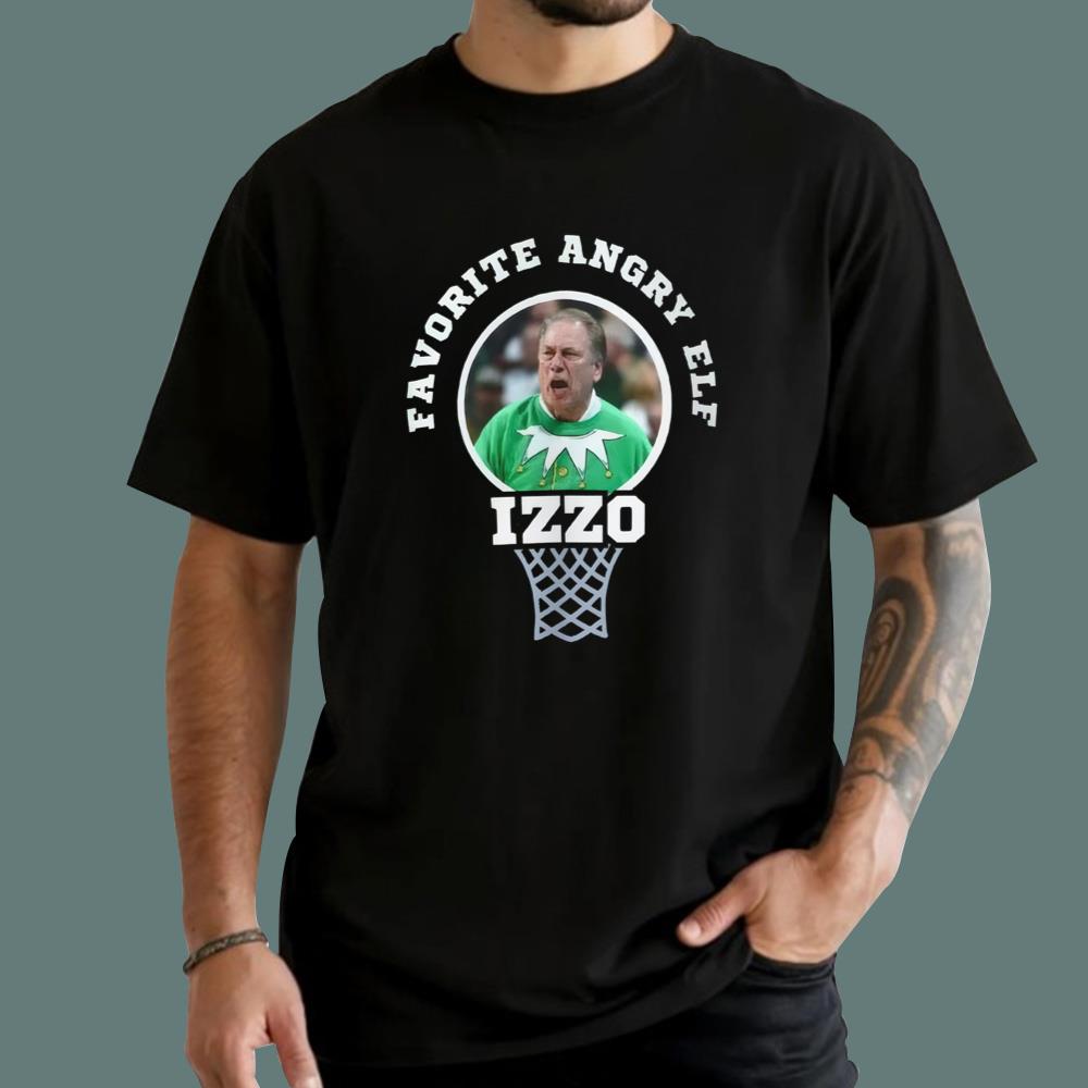 Tom Izzo Favorite Angry Elf Izzo T-Shirt