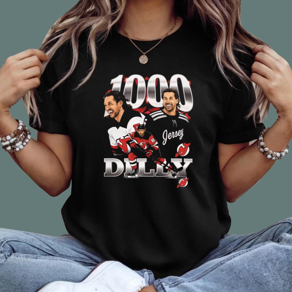 Travis Zajac 1000 Games T-Shirt