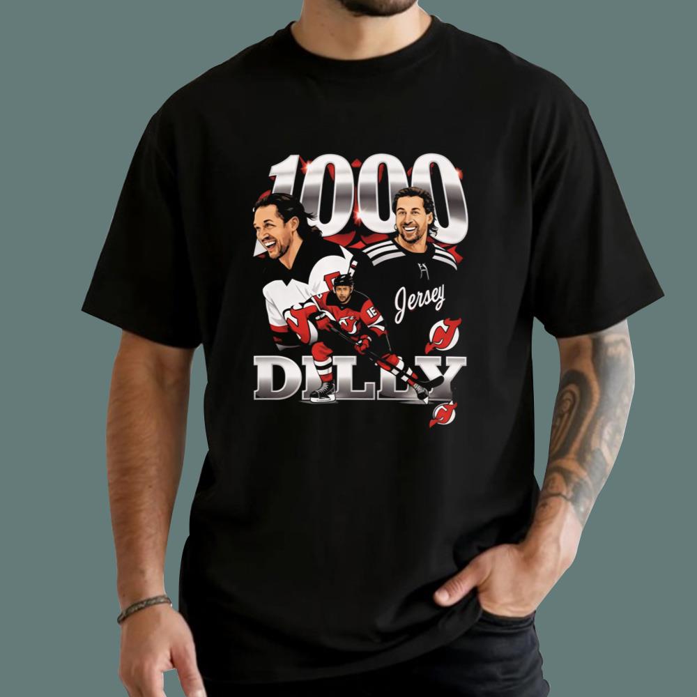 Travis Zajac 1000 Games T-Shirt