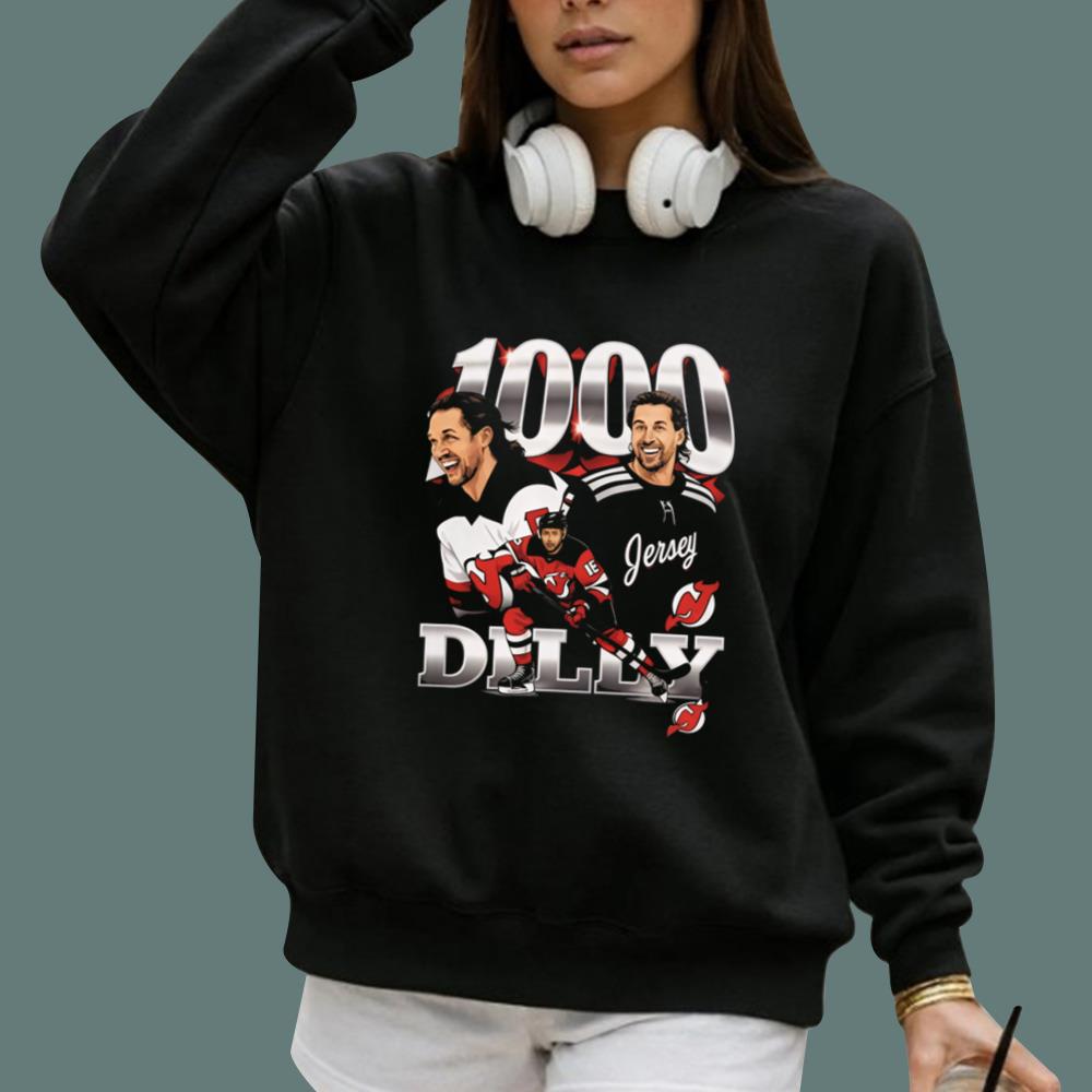 Travis Zajac 1000 Games T-Shirt