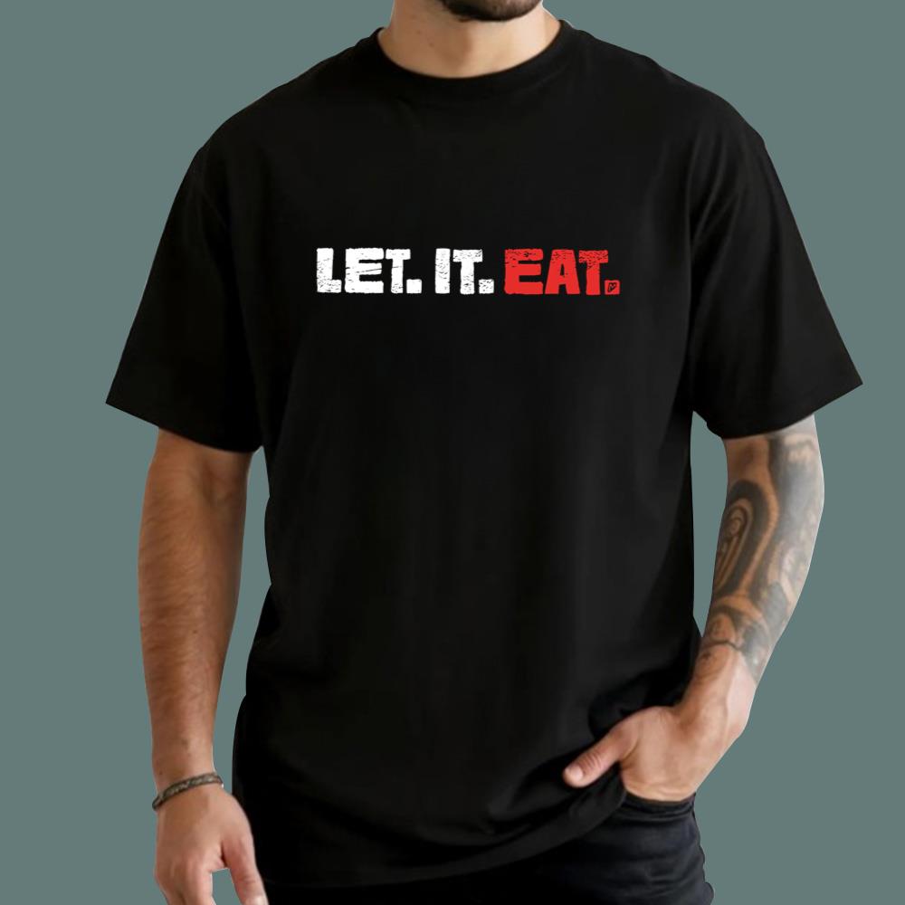 Trevor Bauer Wearing Let It Eat T-Shirt
