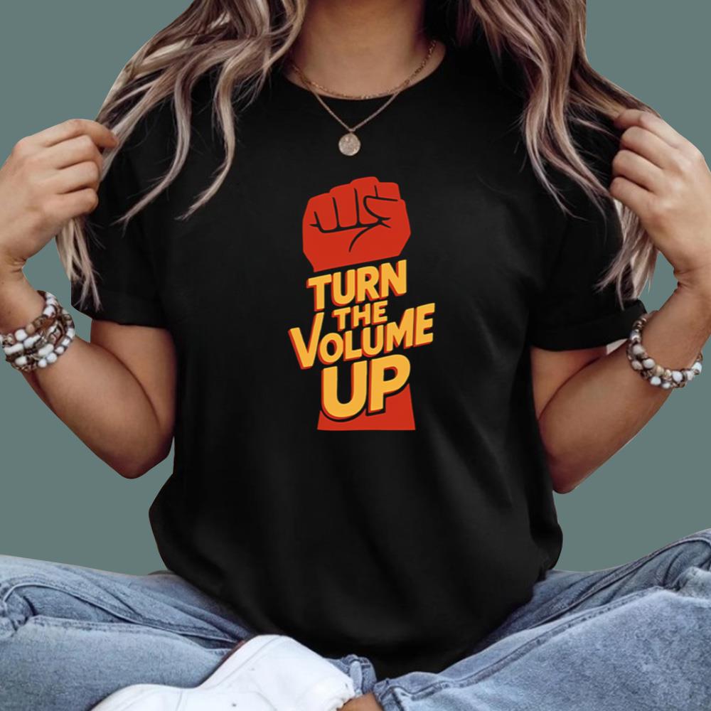 Turn the Volume Up Zohran Liberal T-Shirt