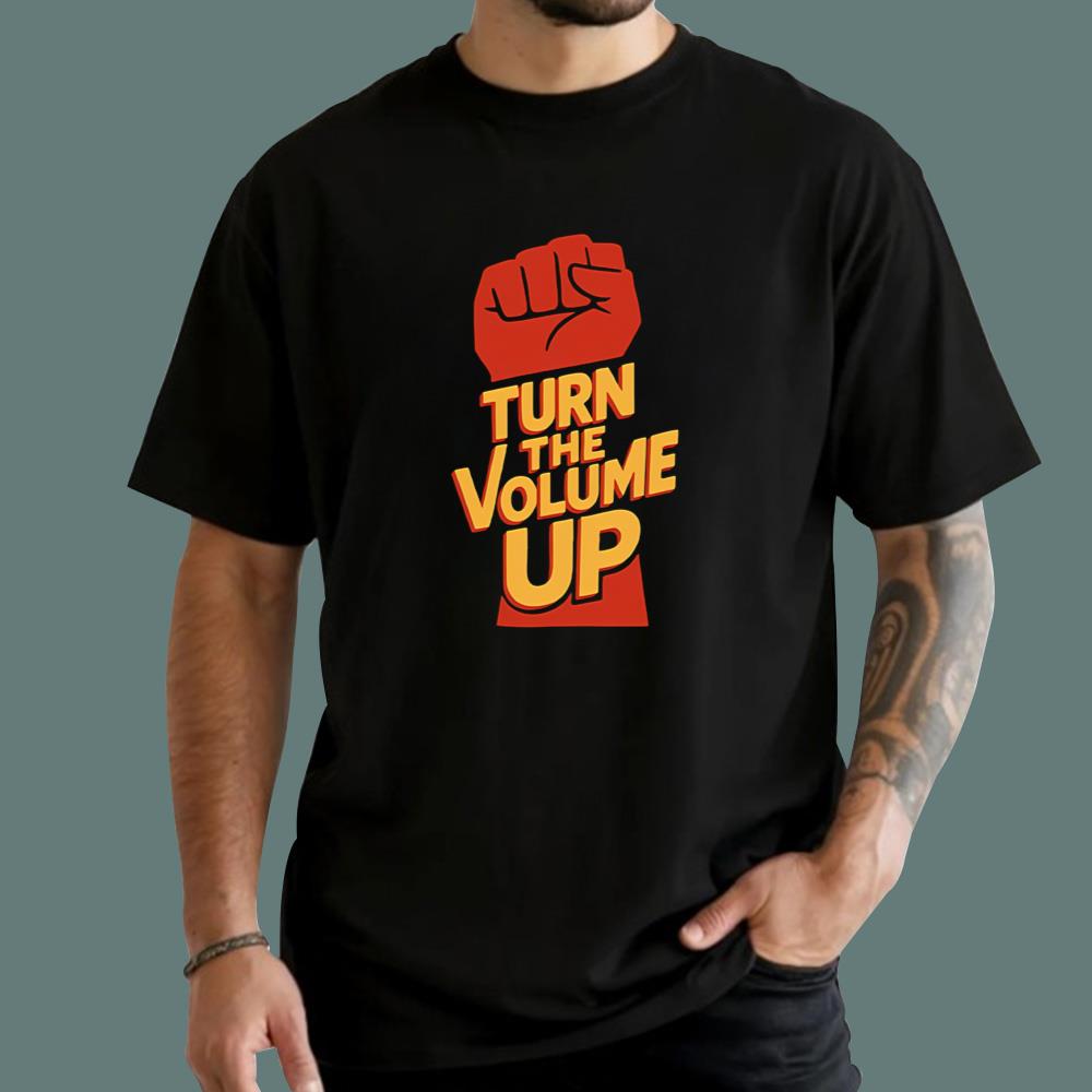Turn the Volume Up Zohran Liberal T-Shirt