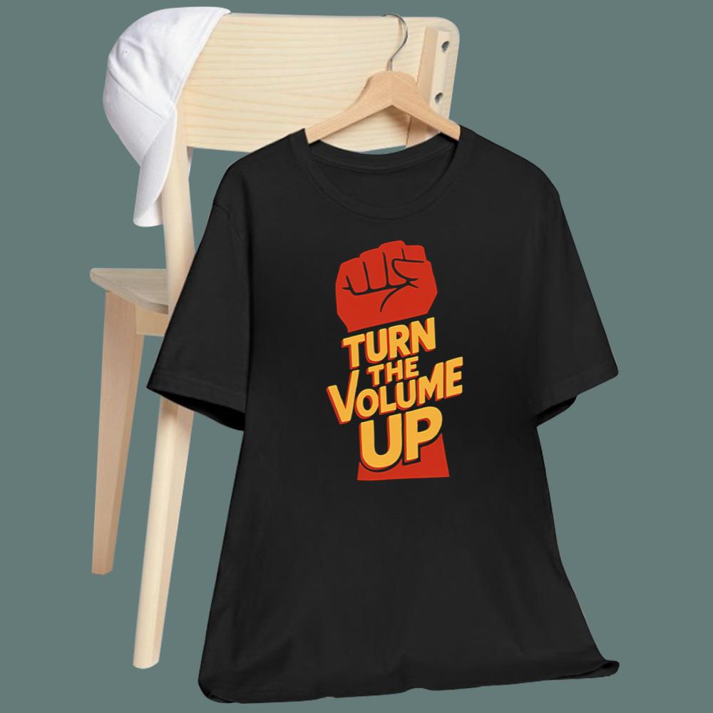 Turn the Volume Up Zohran Liberal T-Shirt