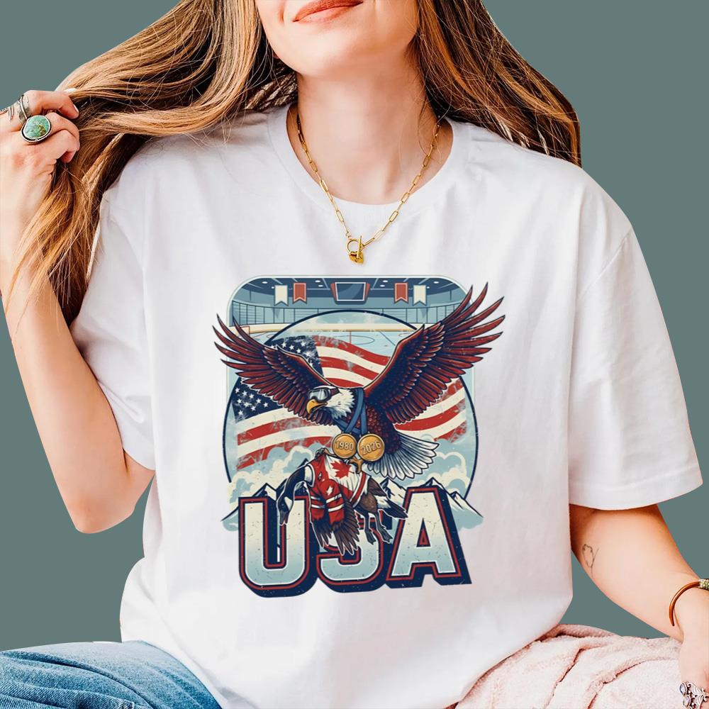USA Hockey Eagle 1980 2026 T-Shirt