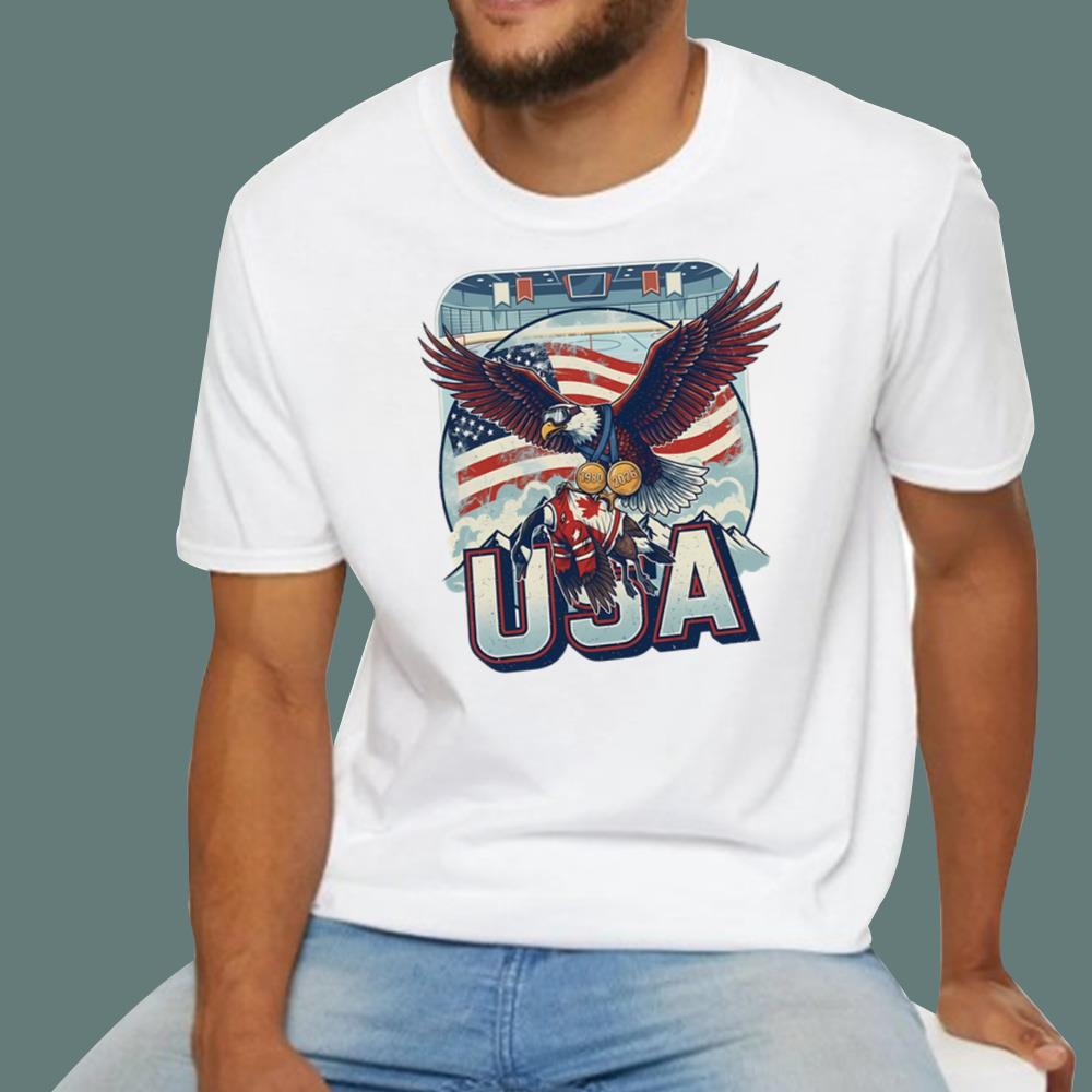USA Hockey Eagle 1980 2026 T-Shirt