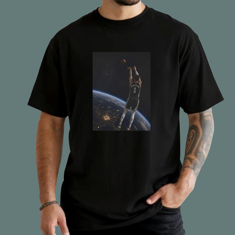 Wemby Alien Victor Wembanyama 3 Points T-Shirt