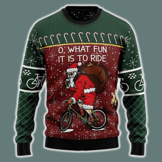 What Fun It Is To Ride Ugly Christmas Sweater