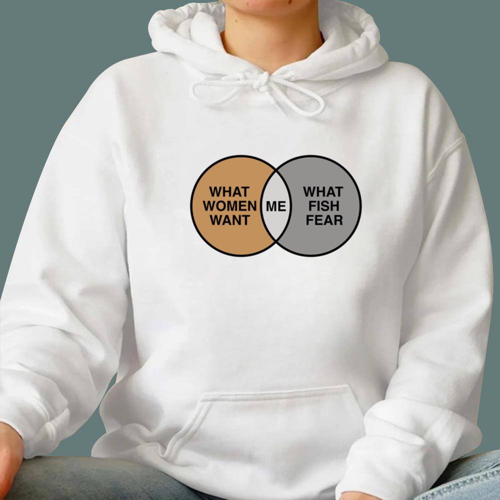 What Women Want – What Fish Fear – Me T-Shirt