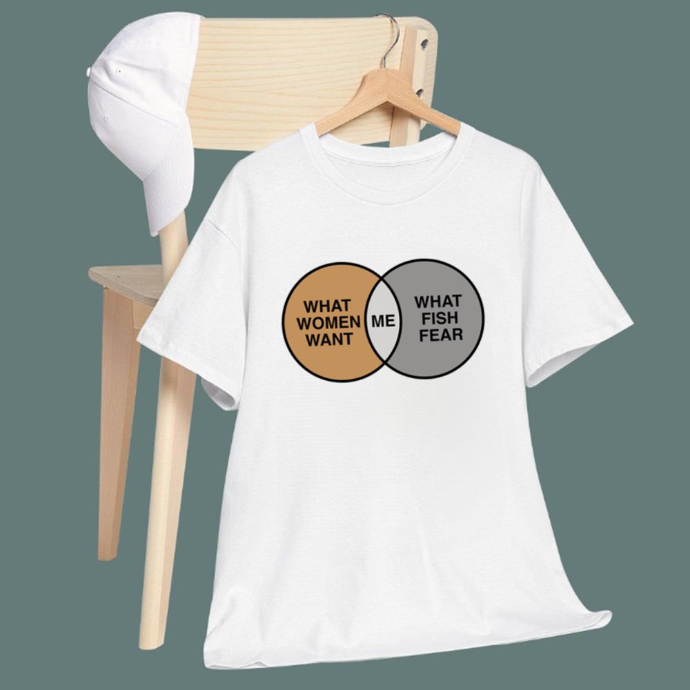 What Women Want – What Fish Fear – Me T-Shirt