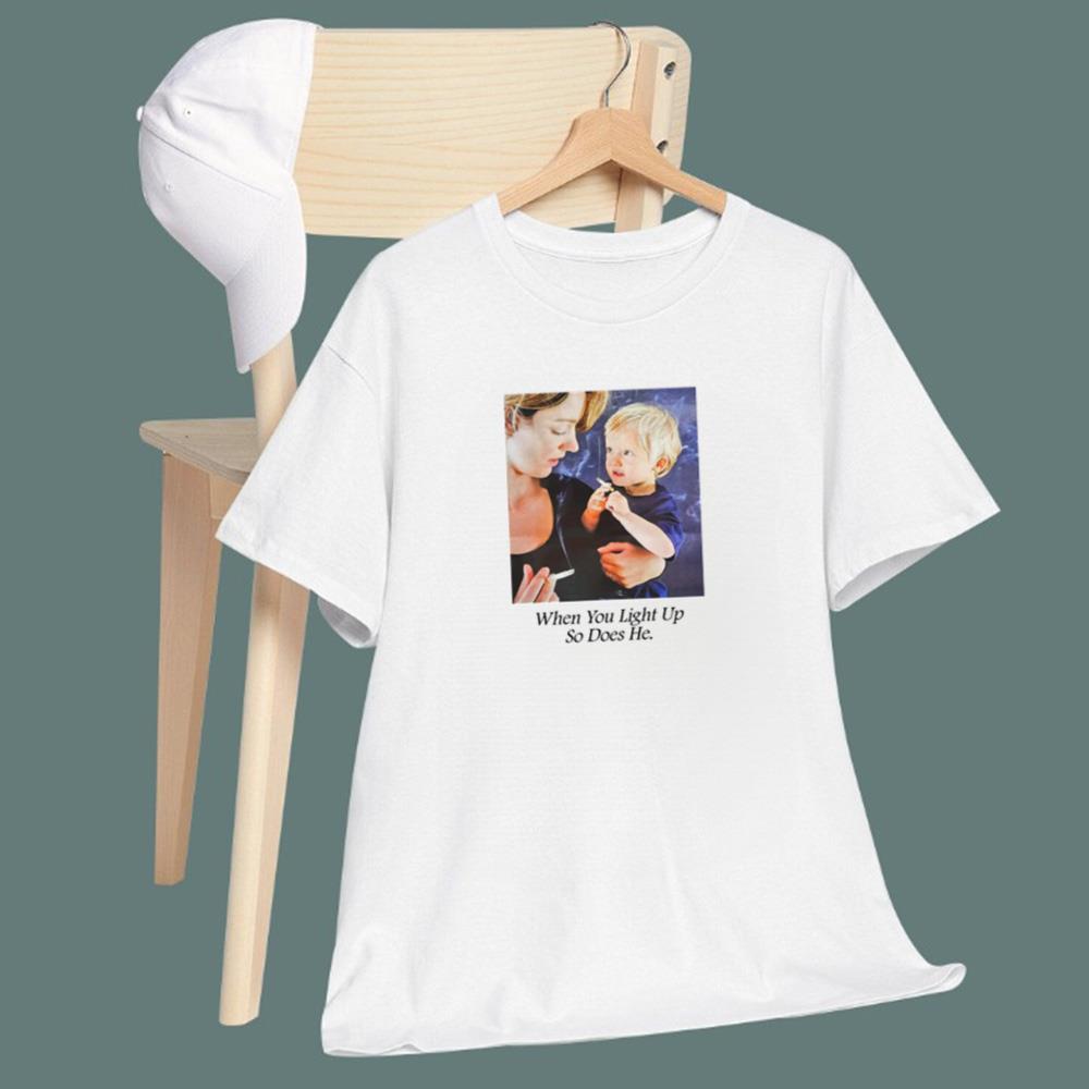 When You Light Up So Does He T-Shirt