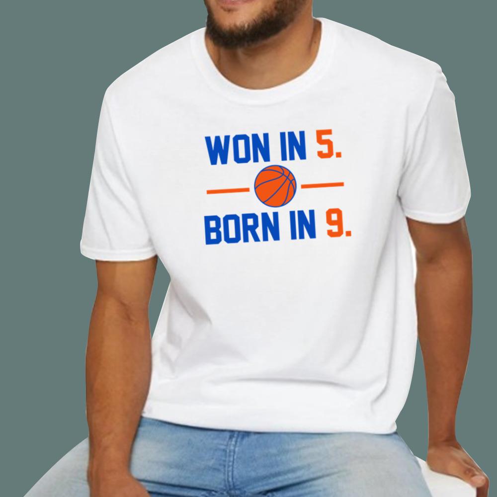 Won In 5 Born In 9 T-Shirt