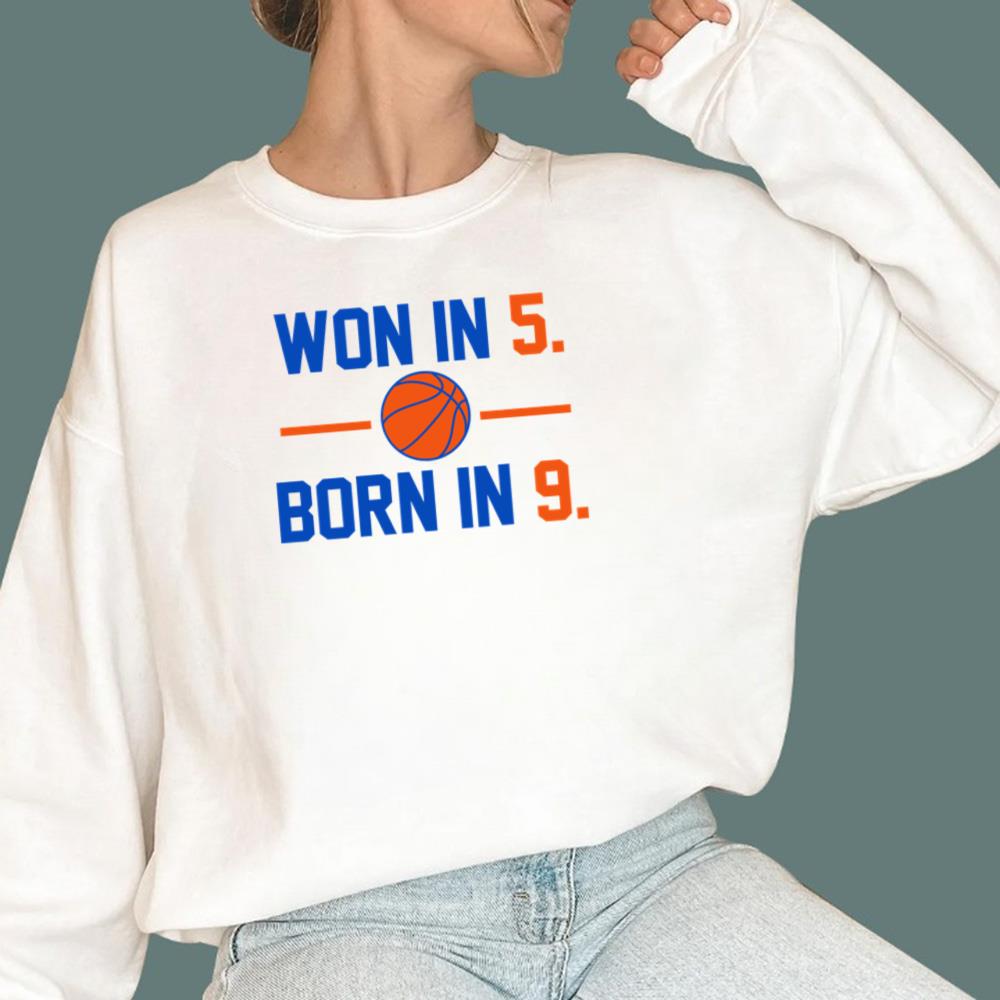 Won In 5 Born In 9 T-Shirt