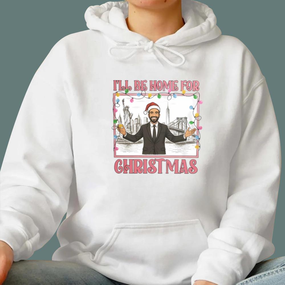 Zohran Mamdani I’ll Be Home For Christmas T-Shirt