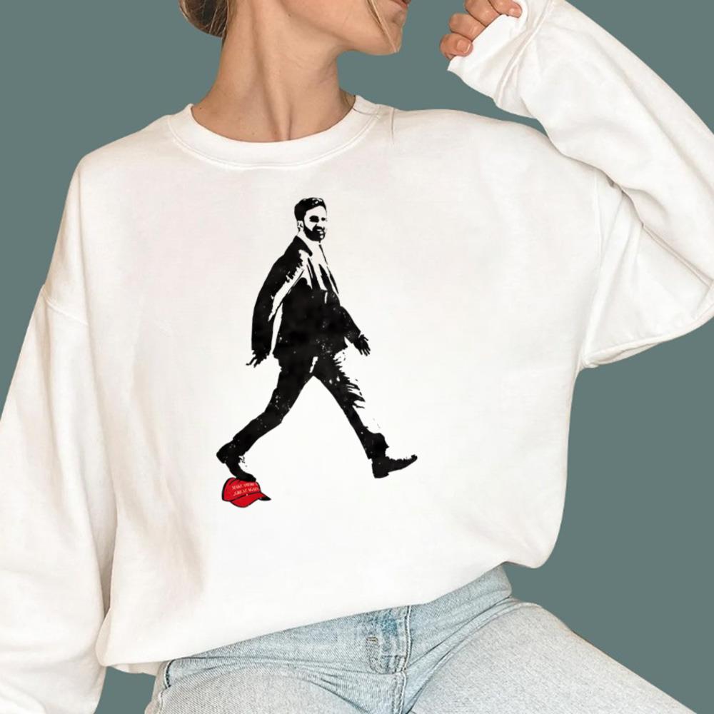 Zohran Mamdani Stepping On Red Hat T-Shirt