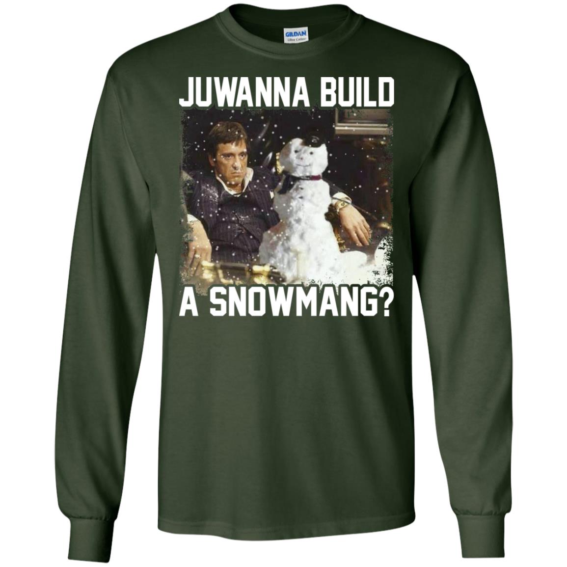 Juwanna Build A Snowmang Christmas Sweater - TeeDragons