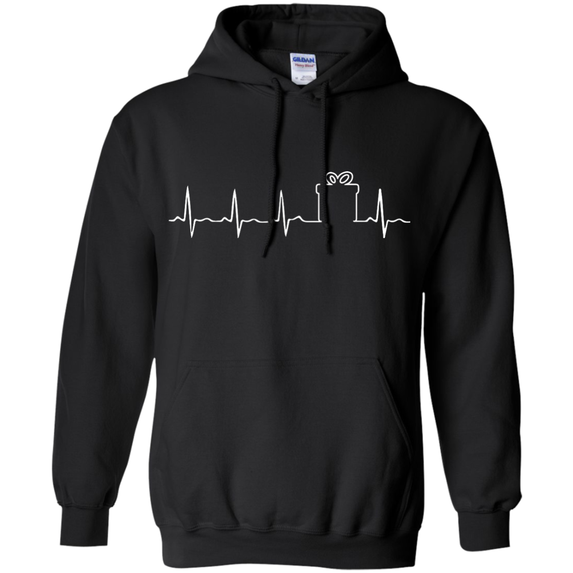 Christmas Gift Box HeartBeat T-shirt, Hoodie, Tank - TeeDragons