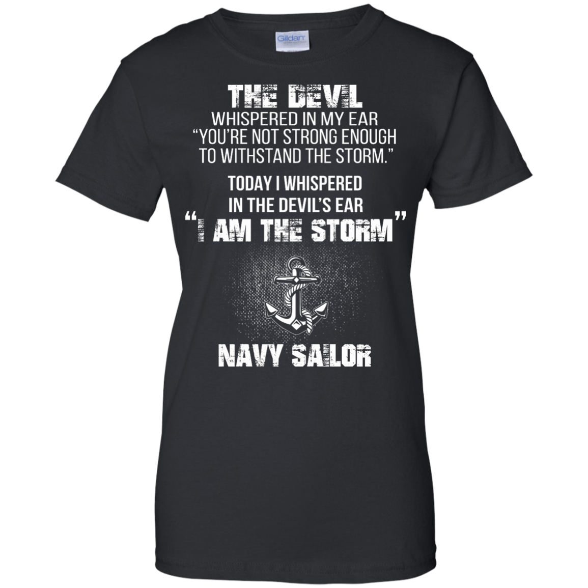 I Am The Storm - Navy Sailor Shirt, Hoodie, Tank - TeeDragons