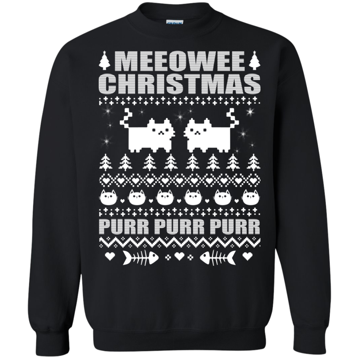 Meeowee Christmas Ugly Sweater, Hoodie - TeeDragons