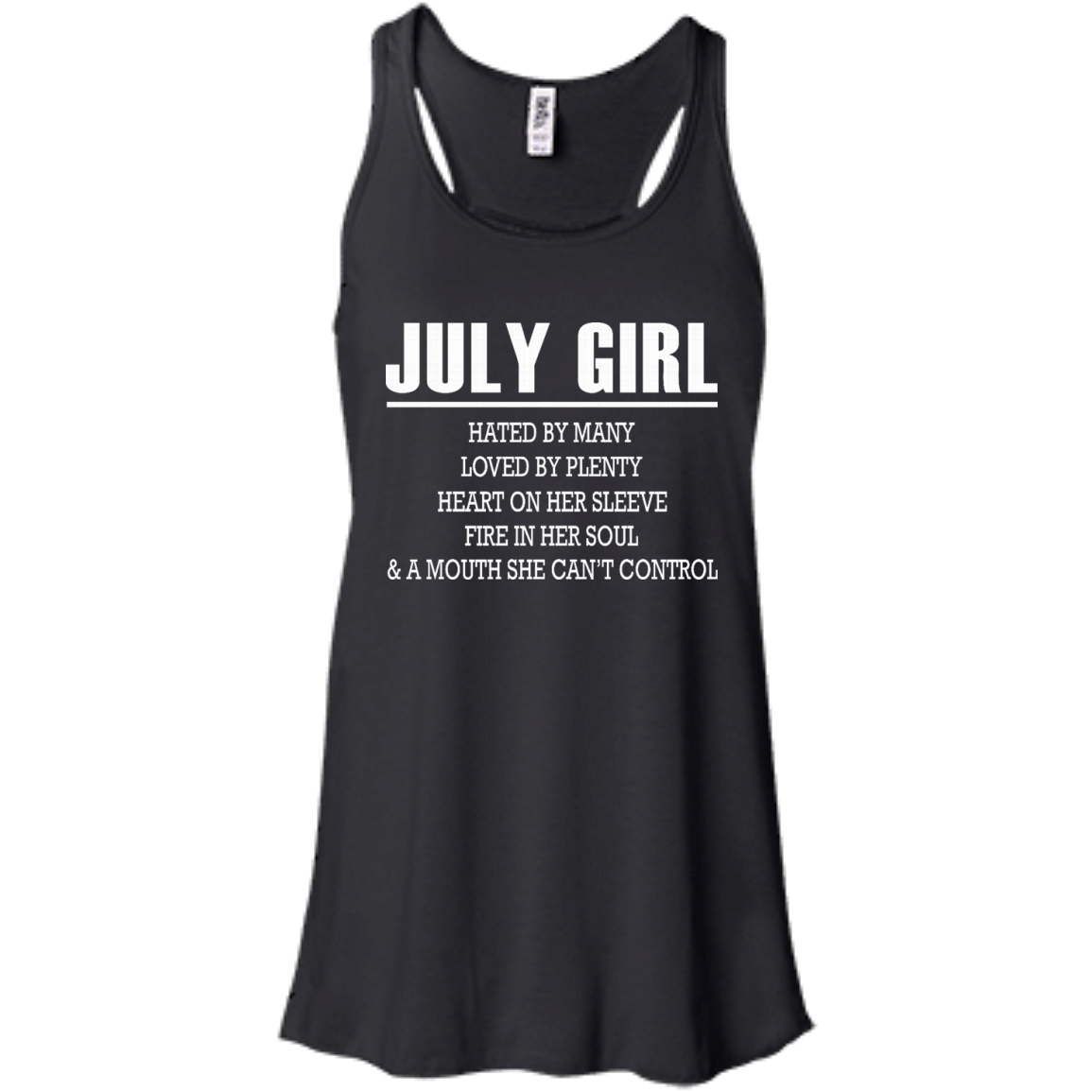 July Girl - Hated By Many, Loved By Plenty Heart On Her Sleeve T-Shirt - TeeDragons