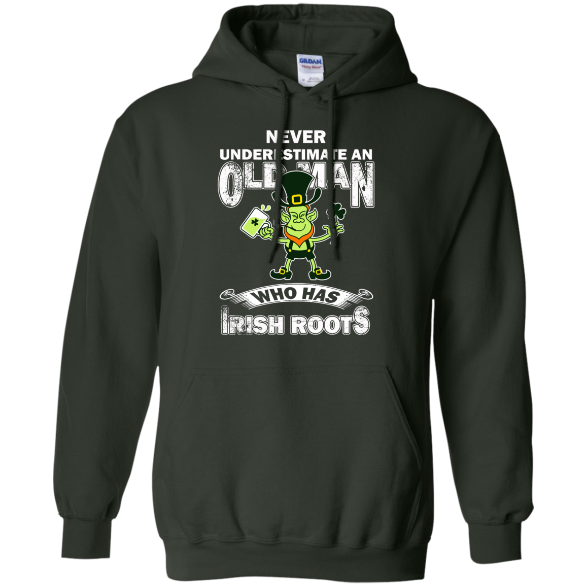 Never Underestimate An Old Man Who Has Irish Roots Shirt, Hoodie, Tank - TeeDragons