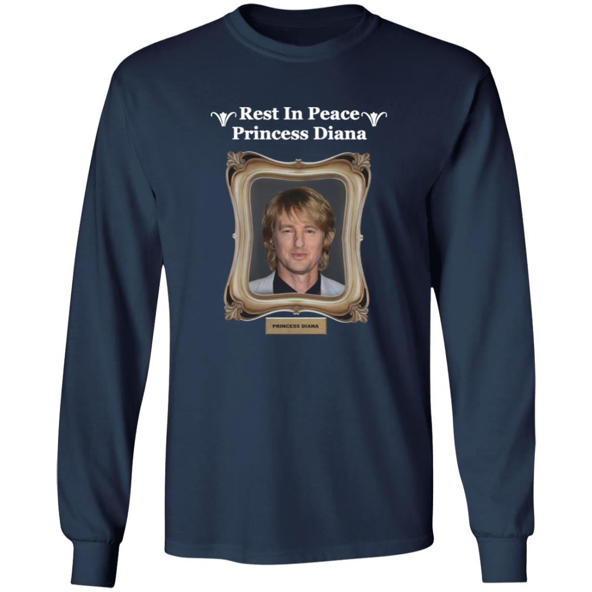 Rest In Peace Princess Diana Owen Wilson Shirt