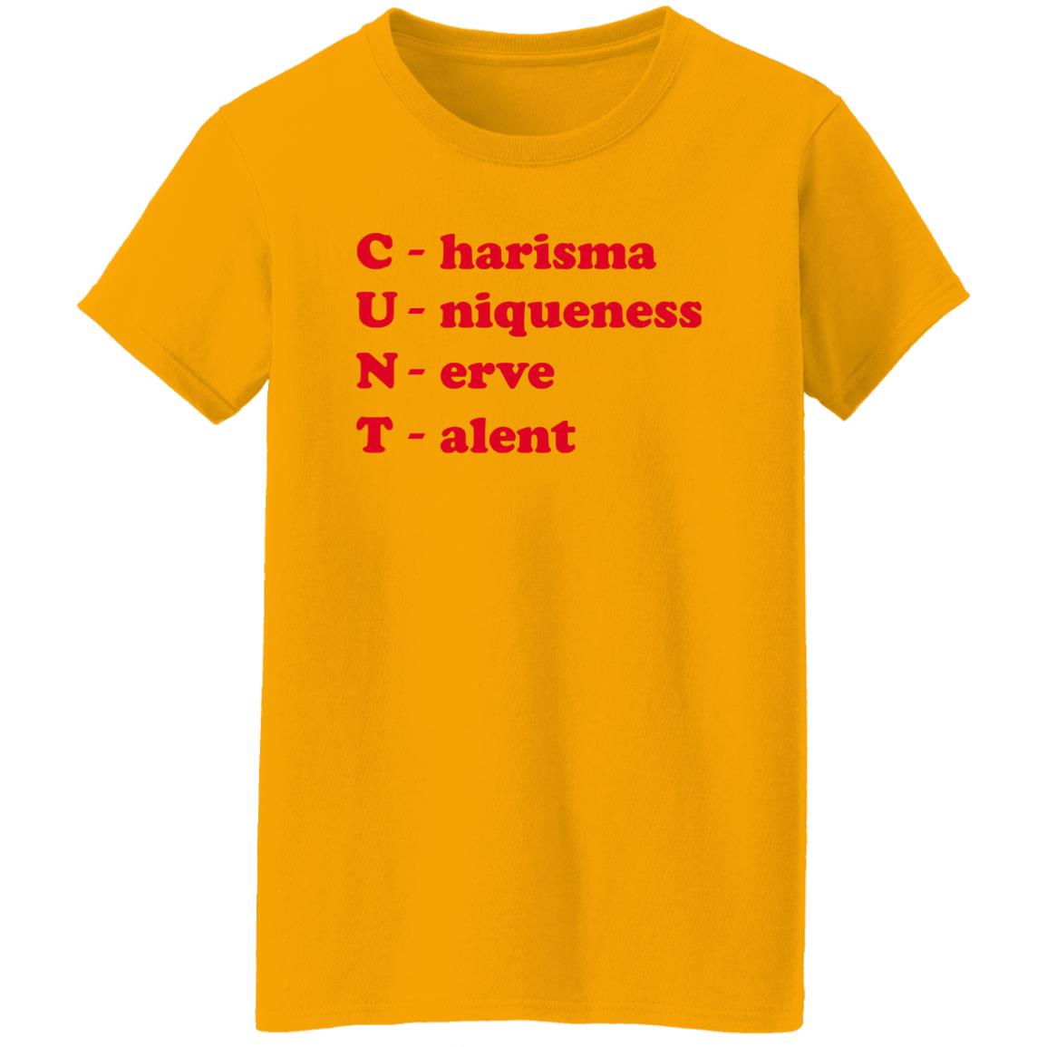 C-NT – Charisma Uniqueness Nerve Talent Shirt