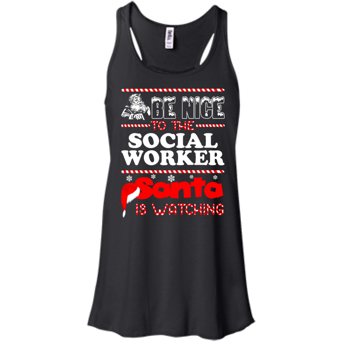 Be Nice To The Social Worker Santa Is Watching Shirt, Hoodie, Tank - TeeDragons