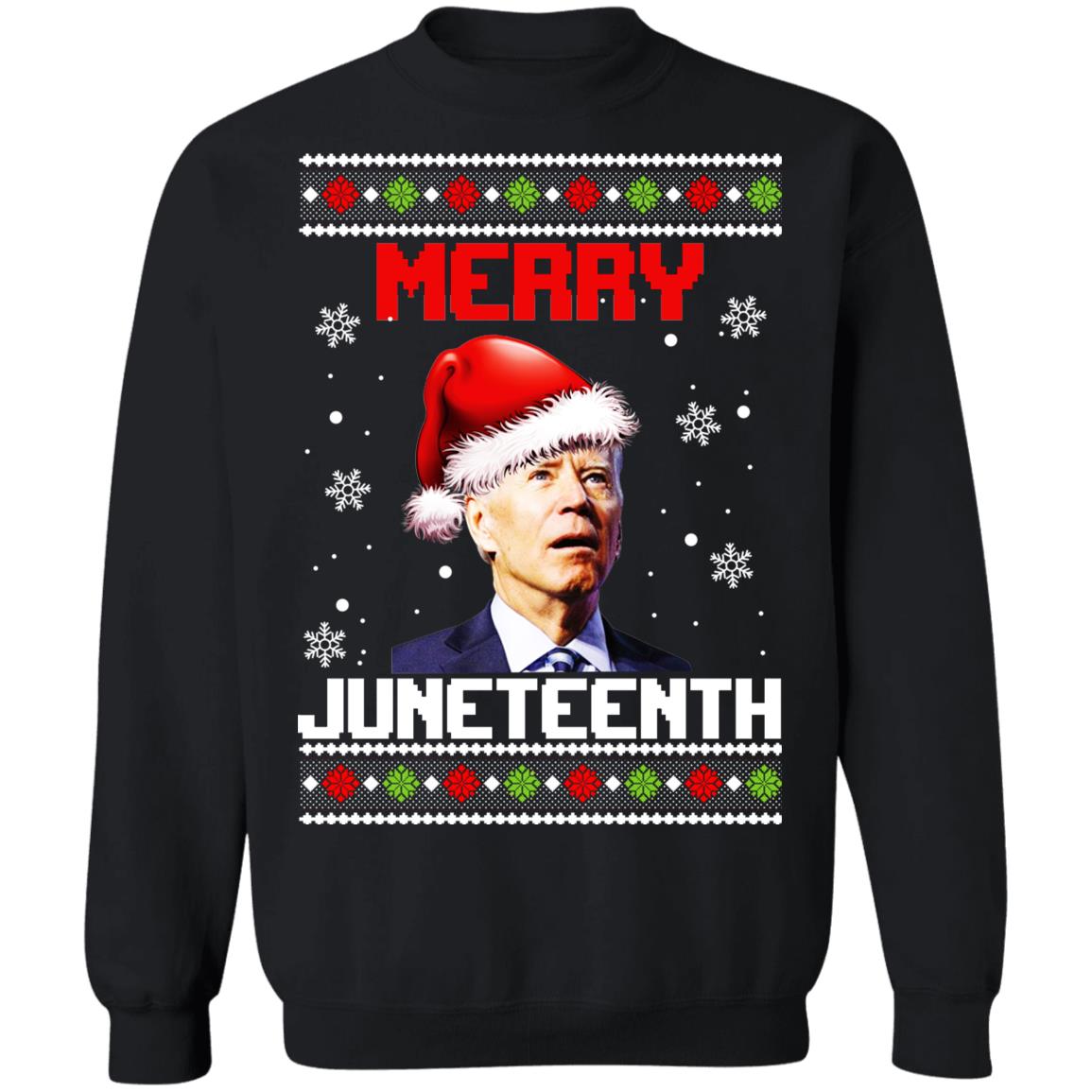 Joe Biden - Merry Juneteenth Christmas Sweater