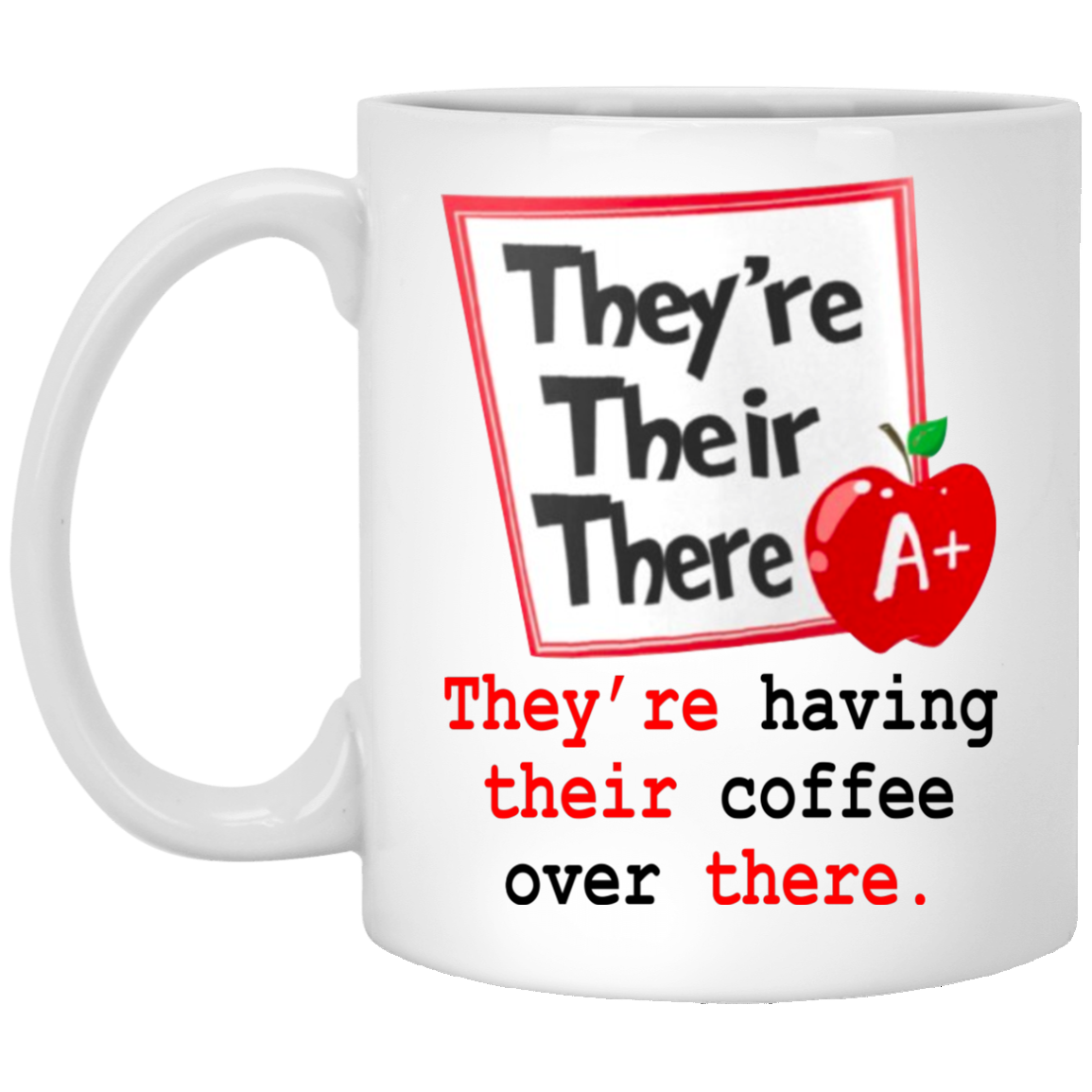They're Having Their Coffee Over There Mugs - TeeDragons
